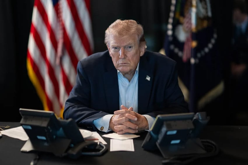 Presiden AS Donald Trump menghina Iran, menyebutnya sebagai pecundang Timur Tengah. Foto/White House