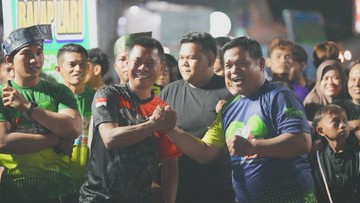 Ribuan Warga Kepulauan Meranti 'Ngacir' Bareng Polisi dalam Fun Night Run Hijau, Kapolres Tegaskan Sinergi Polri-Masyarakat