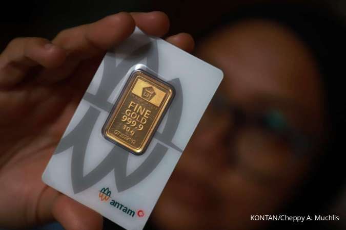 Kilau Emas Antam Meredup: Harga Pecahan 1 Gram Ambles Tipis di Awal Pekan Terakhir Maret