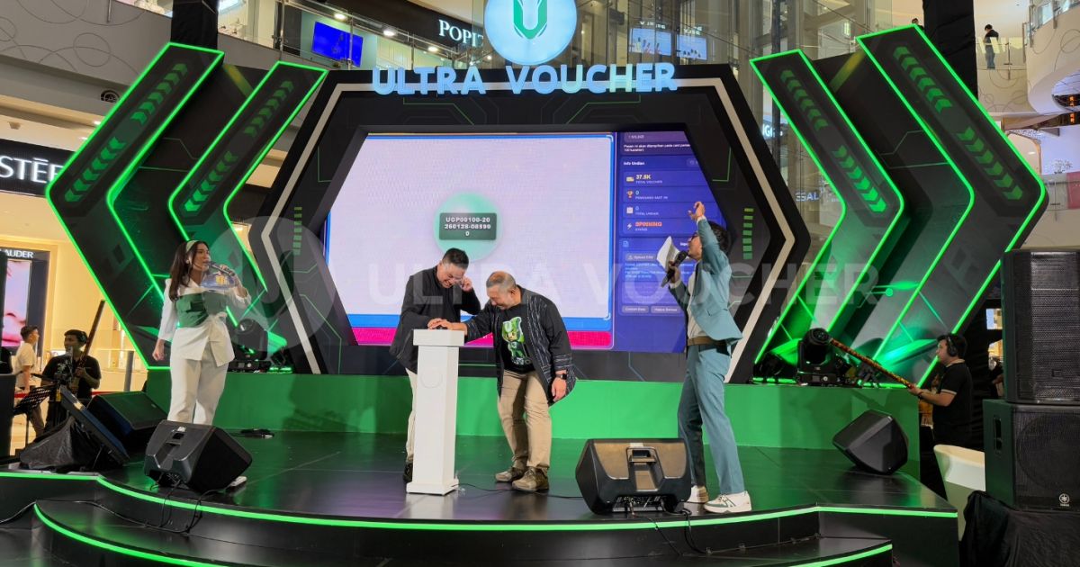 Ultra Voucher resmi mengumumkan pemenang utama Rp1 miliar dalam penutupan UVGC Raffle 2026 di Jakarta. [Foto: ist]