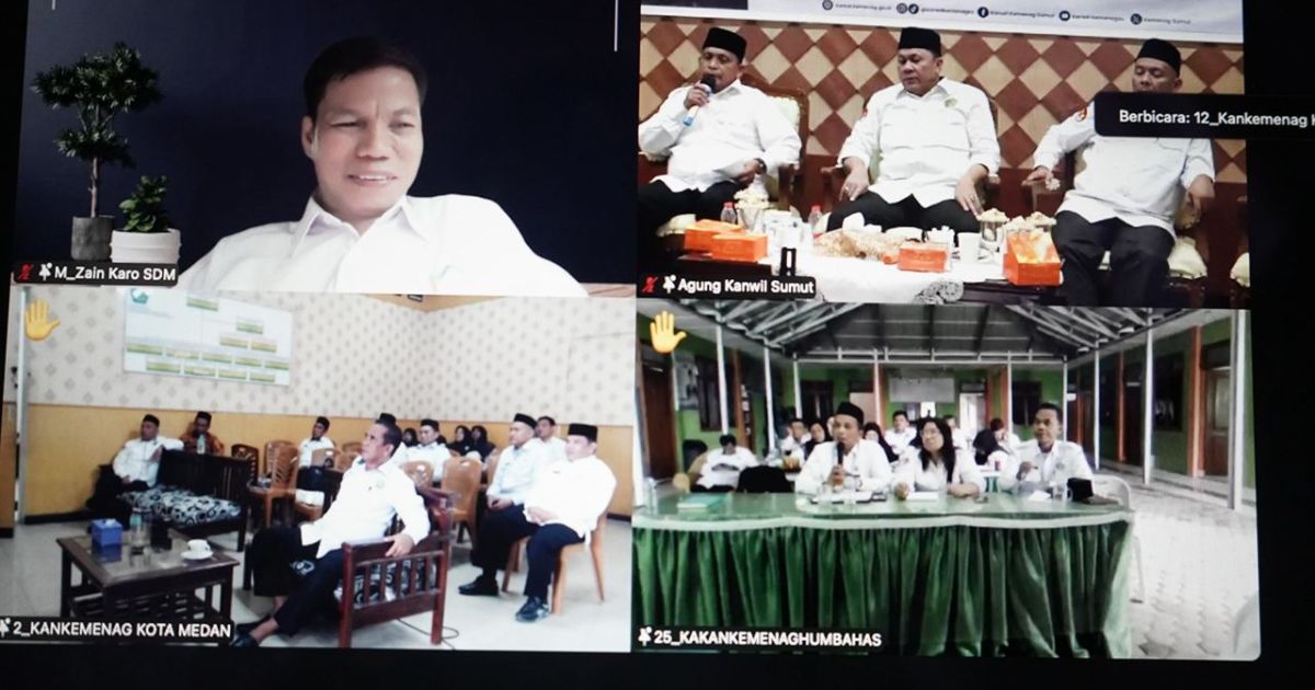 Kabiro SDM dan Perencanaan Kemenag RI Sampaikan Penguatan Kapasitas di Raker Kanwil Kemenag Sumut