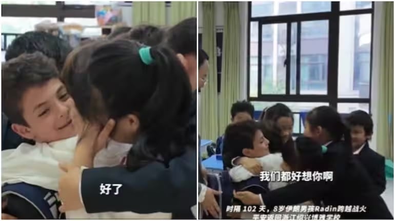Momen Emosional: Kepulangan Murid Iran Setelah 42 Hari Menghilang Akibat Konflik, Disambut Hangat Rekan Sekolah di Tiongkok