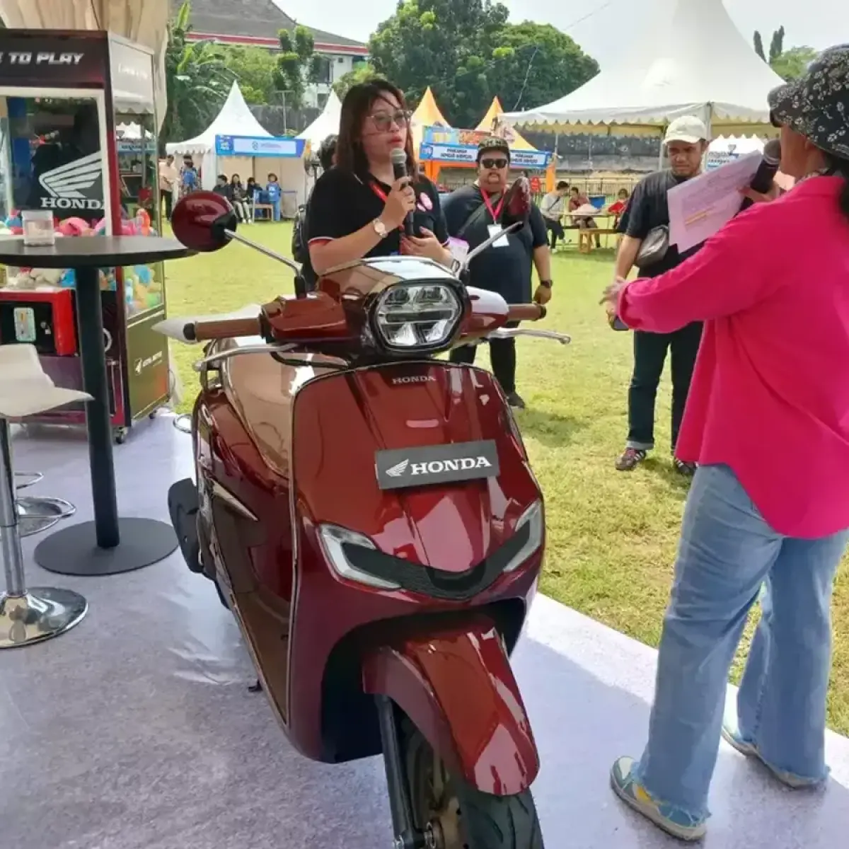 Honda Stylo 160 Jadi Primadona Baru yang Mencuri Perhatian Publik Yogyakarta di Ajang Otomotif Akbar
