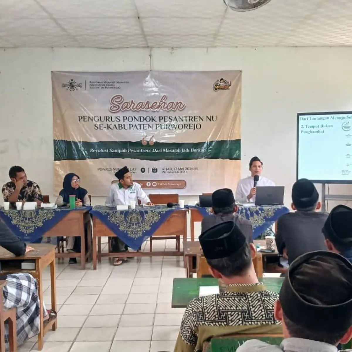 RMI NU Purworejo Inisiasi Transformasi Pengelolaan Sampah, Ubah Limbah Pesantren Jadi Sumber Berkah