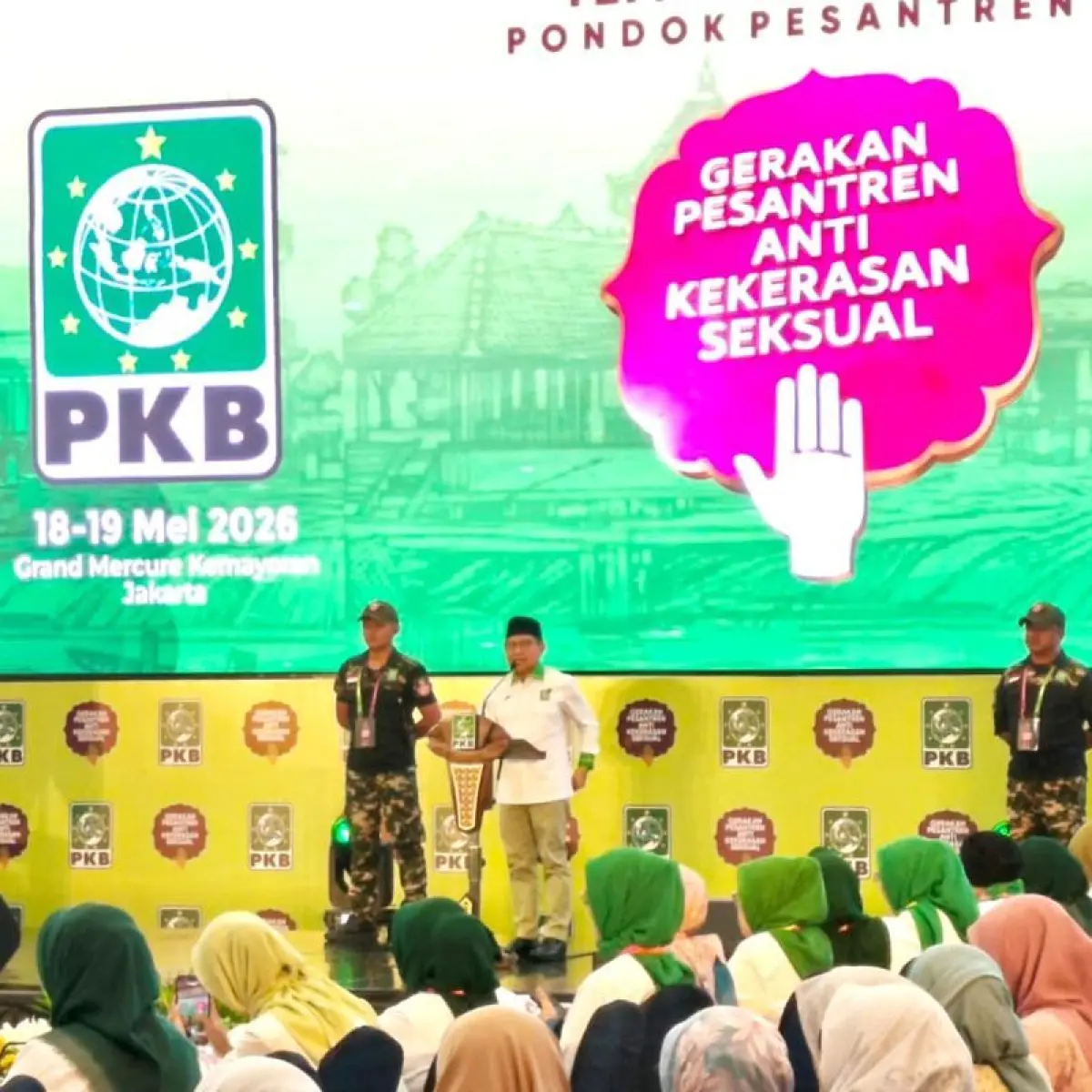 Isyarat Muktamar Mengemuka Saat Cak Imin Sambut Pimpinan Pesantren di Jakarta