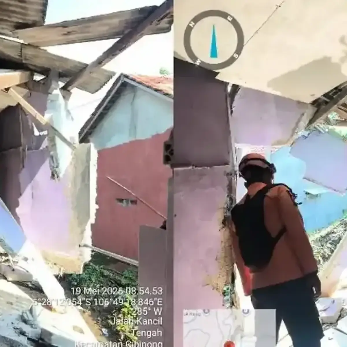 Dampak Hujan Deras di Bogor: Tembok Penahan Longsor Cibinong Jebol, Tamansari Terendam Banjir