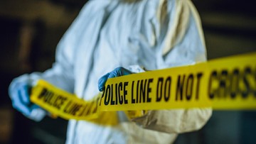 zilustrasi police line (Foto: Getty Images/D-Keine)