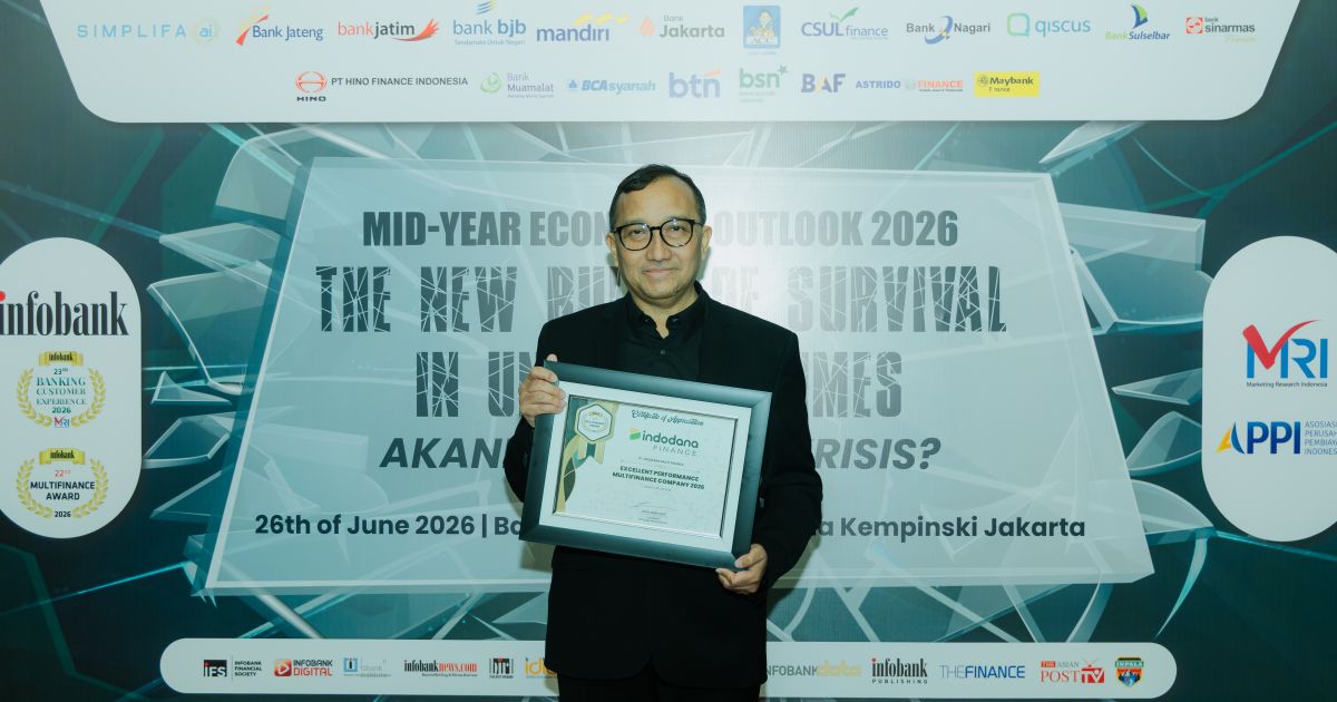 Indodana Finance Raih Penghargaan Kinerja Terbaik, Komitmen Transparansi Diperkuat